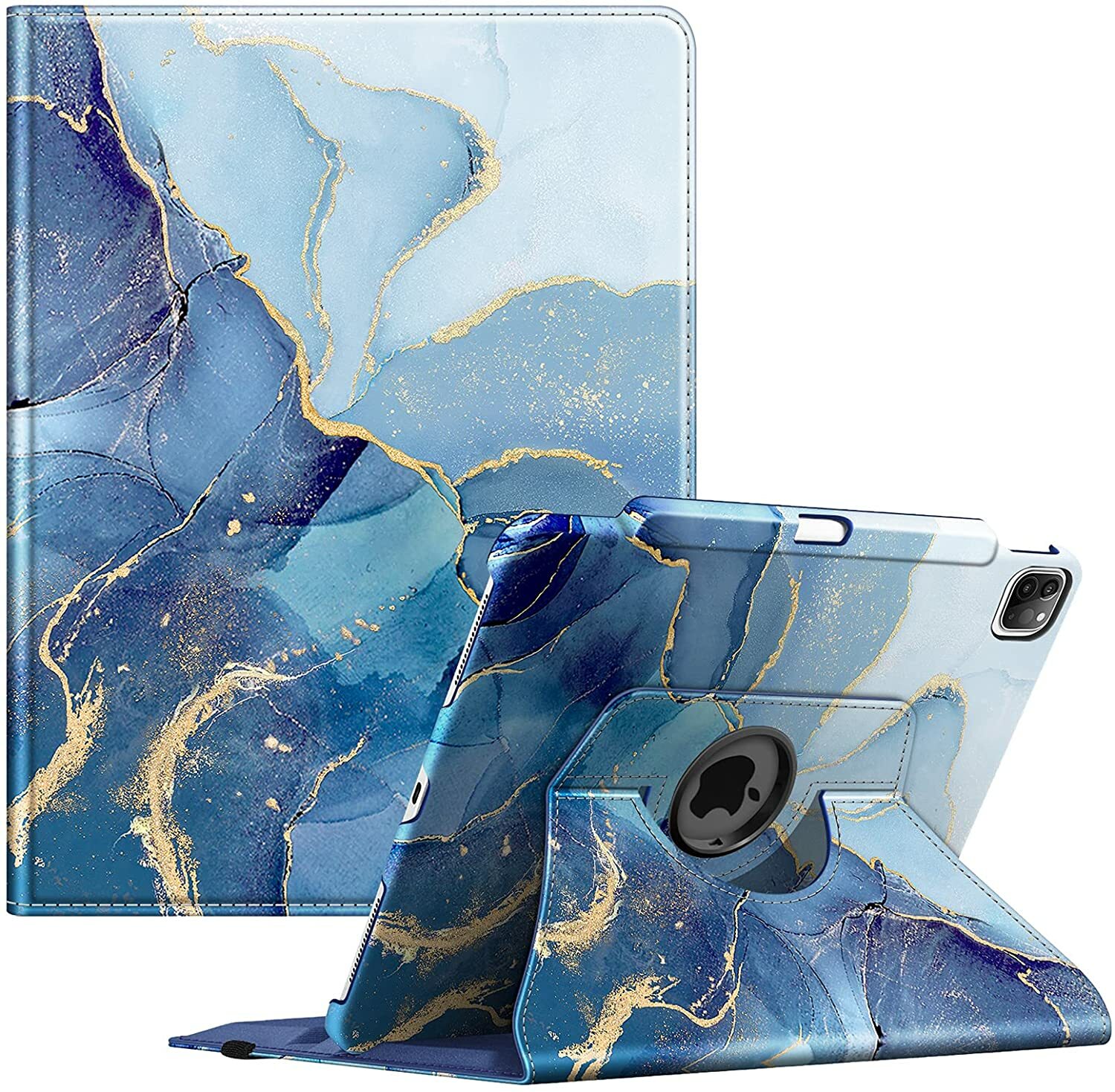 Rotating Case for iPad Pro 12.9-inch 5th Generation 2021 Protective Smart Cover
