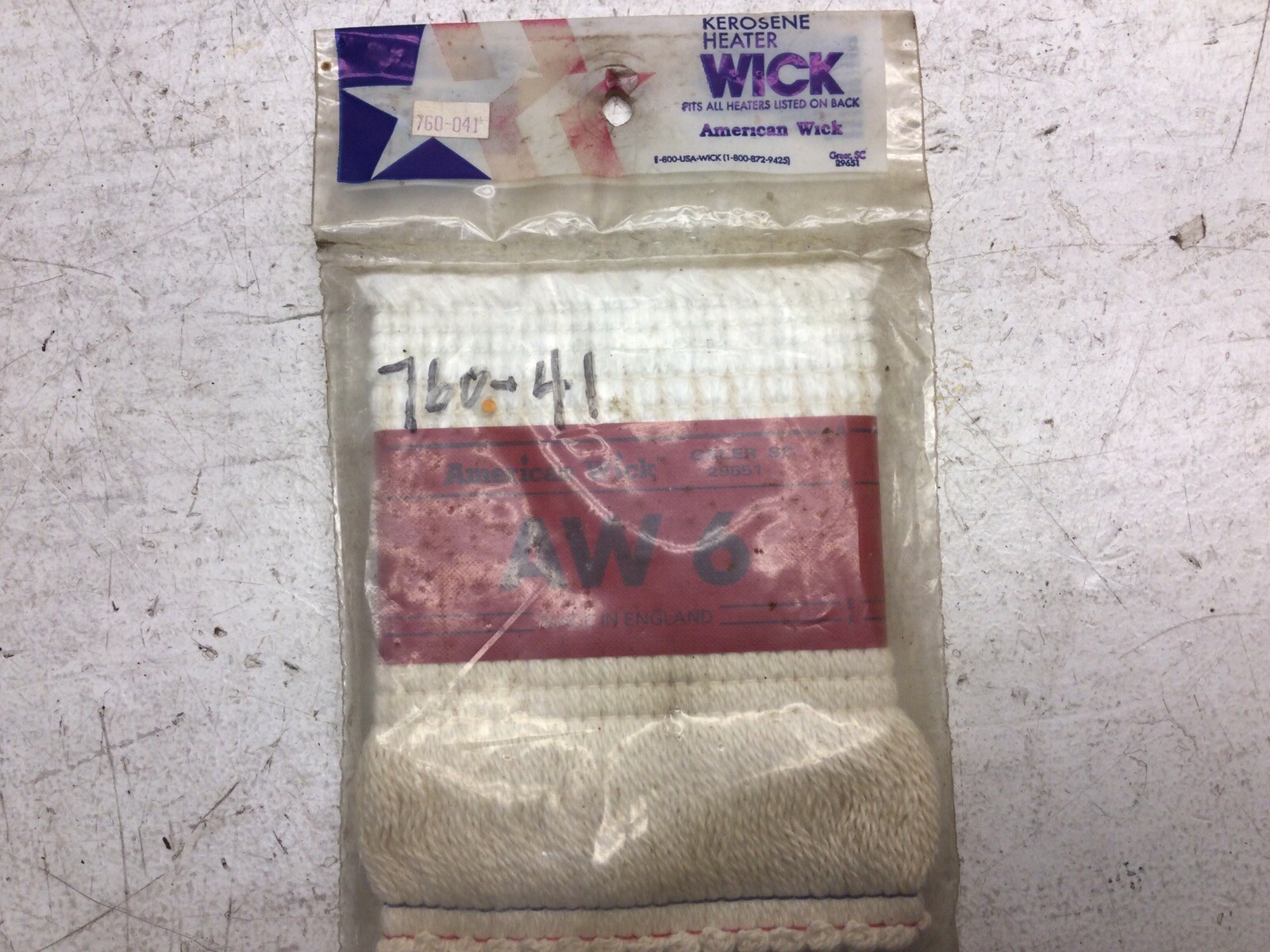 American Wick AW6. Kersone Heater.  NOS