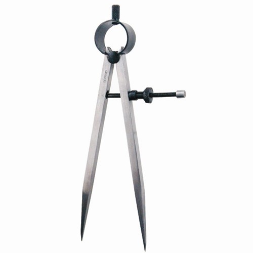 Empire Level 2792 6in Square Leg Divider Caliper Hardened Forged Steel