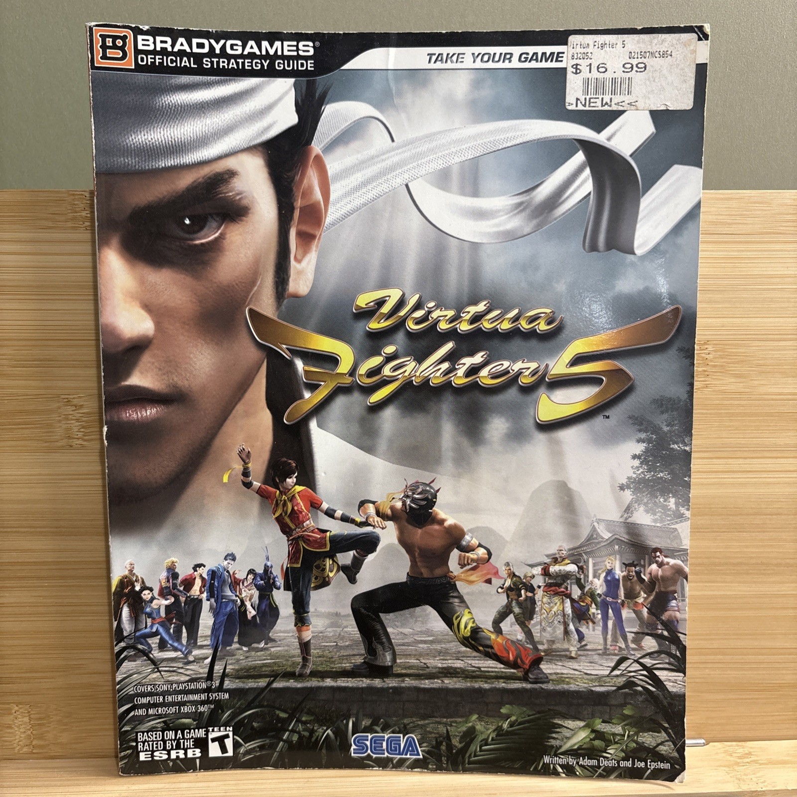 Virtua Fighter 5 BradyGames Strategy Guide Book for Xbox 360 & PS3