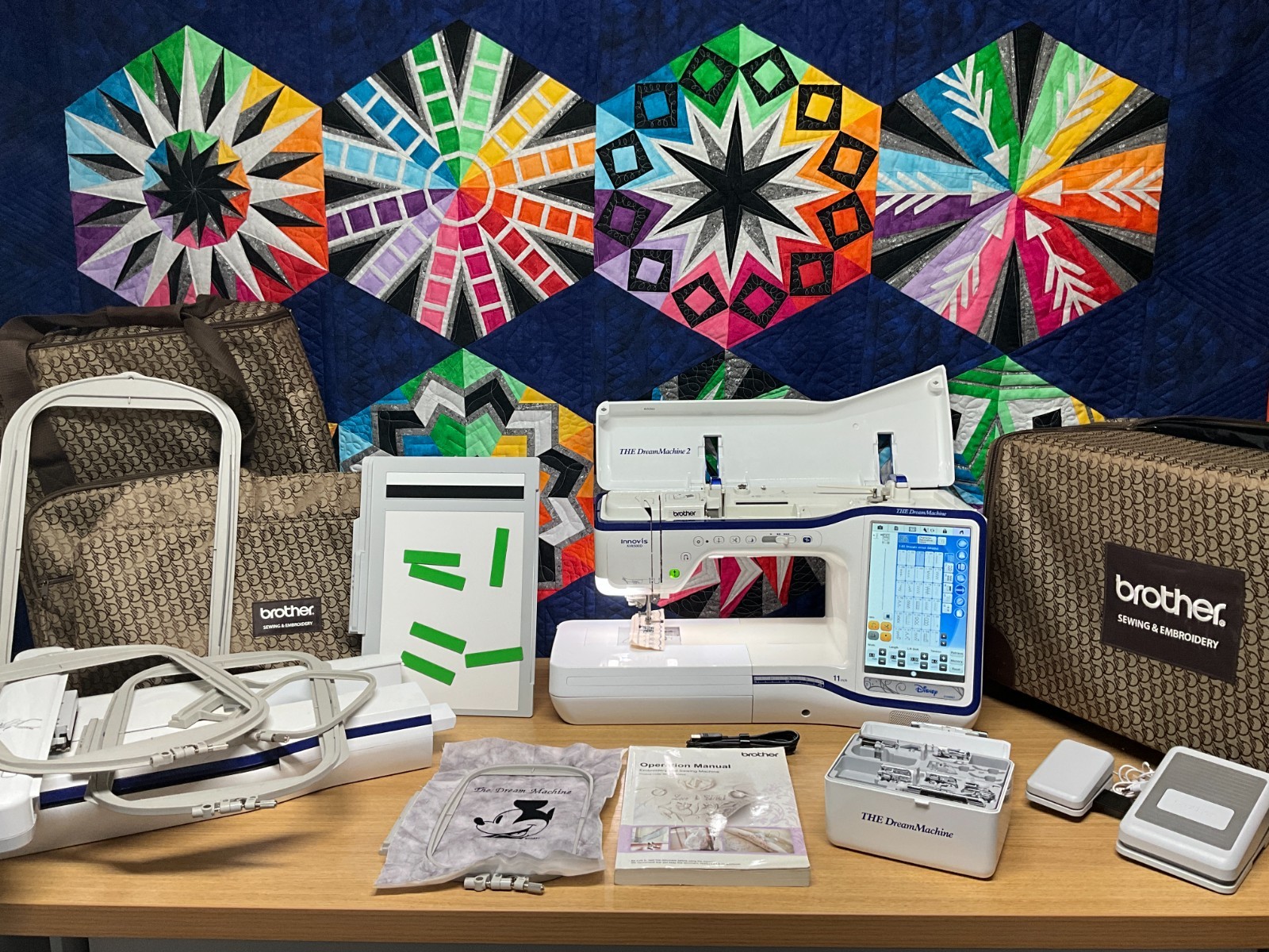 Brother Innovís XV8500D Sewing and Embroidery Machine- The Dream Machine 2 NICE!