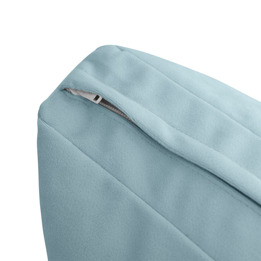 STYLE V3 Twin Velvet Knife Edge Indoor Daybed Bolster Pillow |COVER ONLY| AD355