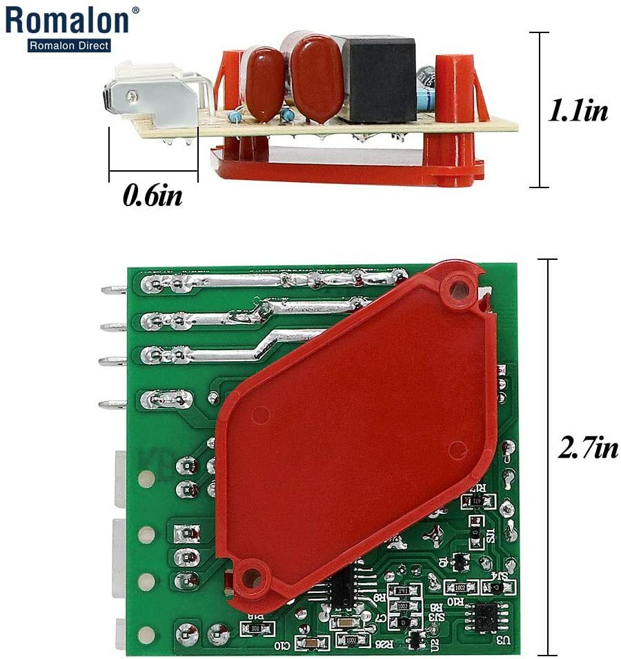 W10366605 WHIRLPOOL REFRIGERATOR ADAPTIVE DEFROST CONTROL BOARD WPW10366605