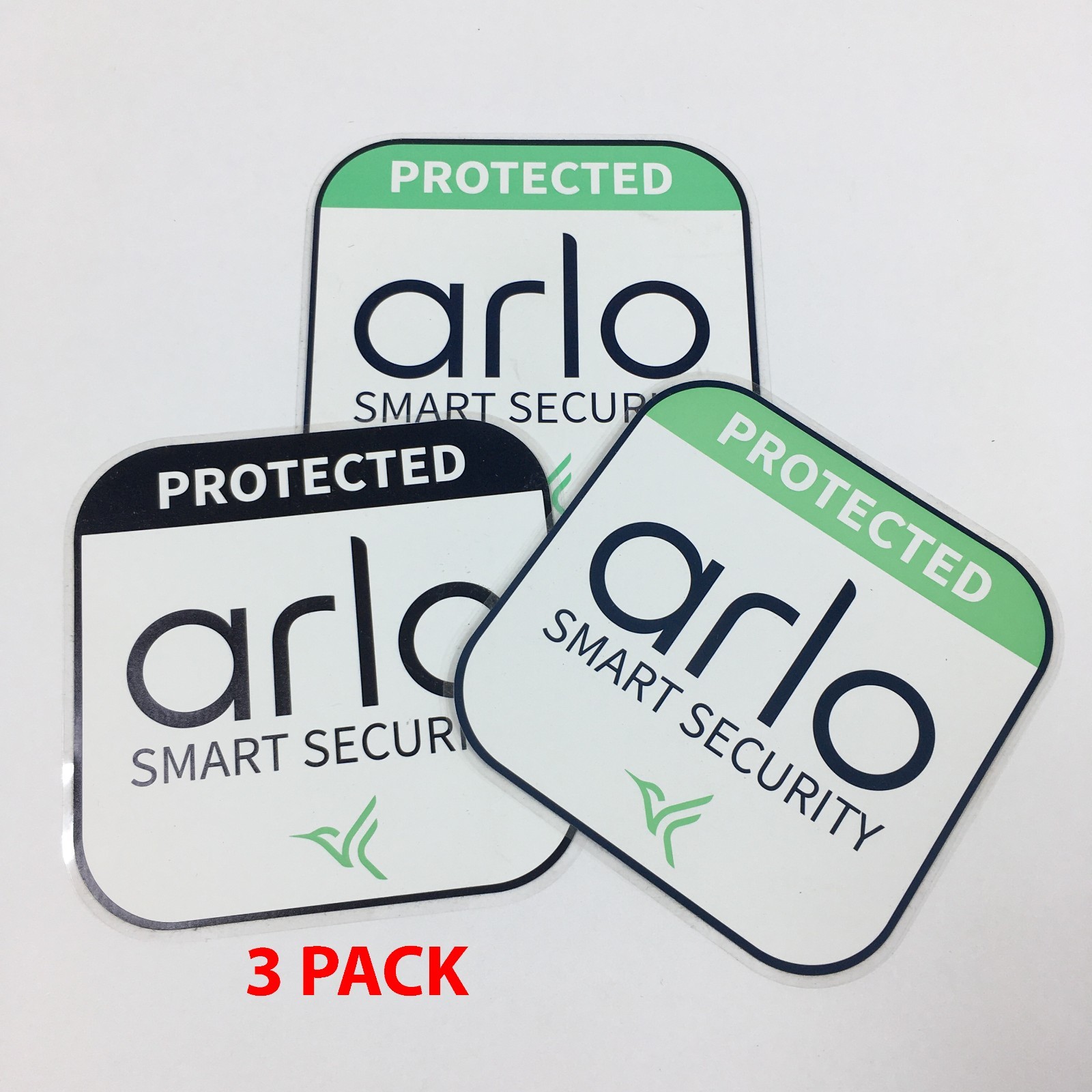 Arlo Smart Security Sticker Decal for Arlo Security Systems (3 PACK)