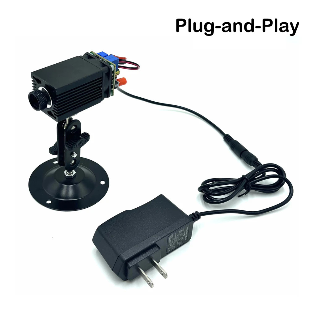 488nm 100mW Blue Cyan Laser Diode Module Dot Spot Focus Adjustable with TTL