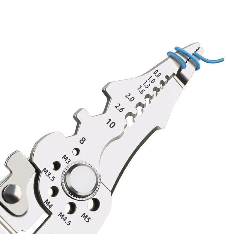 Upgrade Multifunctional Wire Stripper Crimper Cable Cutter Pliers Crimping Tool