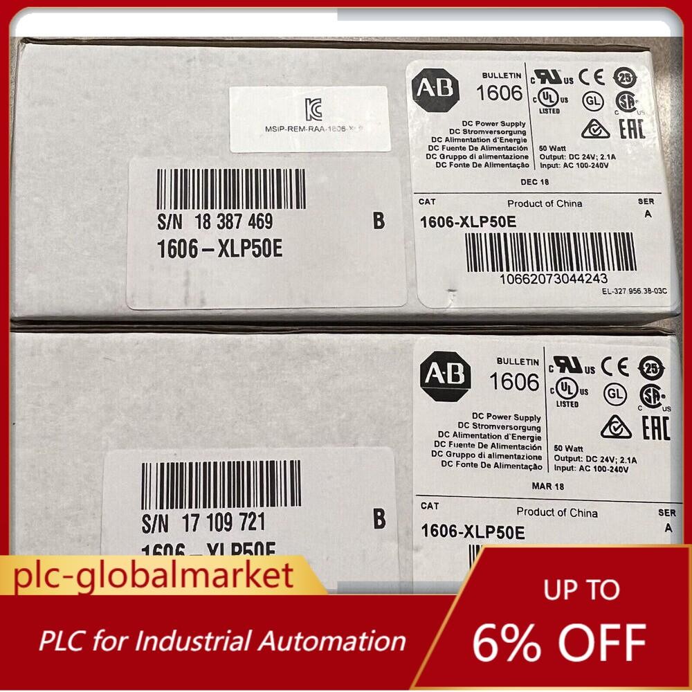 New In Box Allen-Bradley 1606-XLP50E POWER SUPPLY 1606XLP50E Fast Shipping