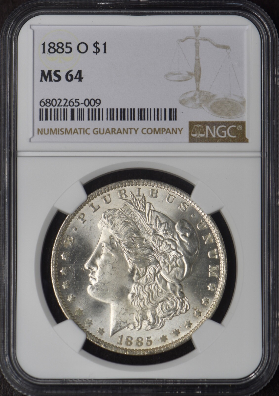1885-O Morgan Silver Dollar - NGC MS64 Toned - ✪COINGIANTS✪