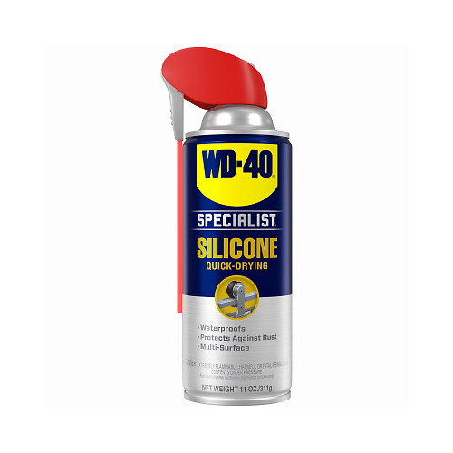WD-40 300012 Specialist Water Resistant Silicone Lubricant, 11 oz. - Quantity 1