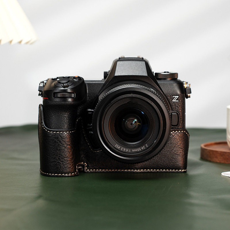 For Nikon Z6III Z6Ⅲ Z63 Camera Bag Protection Dock Case Base Leather Cover Shell