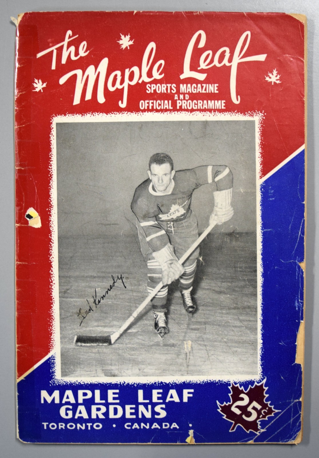 Toronto Maple Leafs vs Chicago Blackhawks Feb 28th 1948 Official Game Program