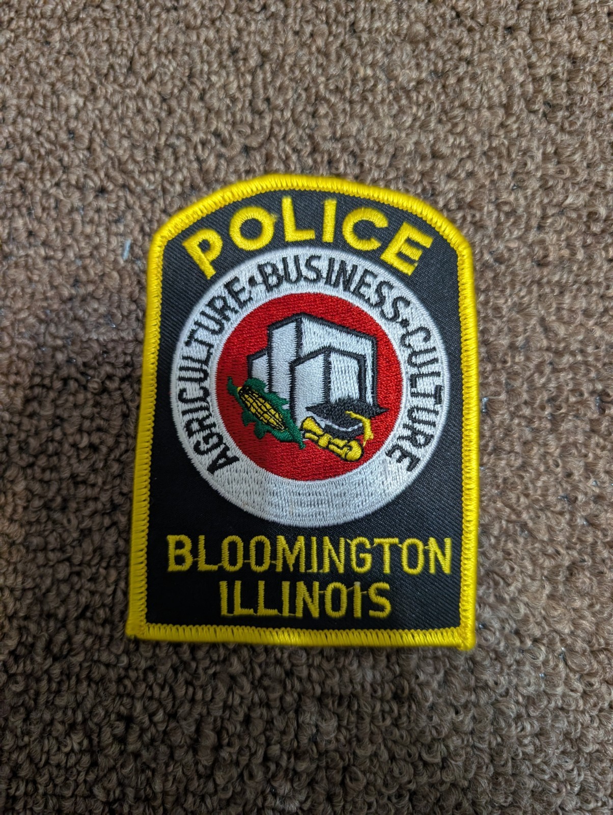 Bloomington Illinois Police Department Shoulder Collectors Patch