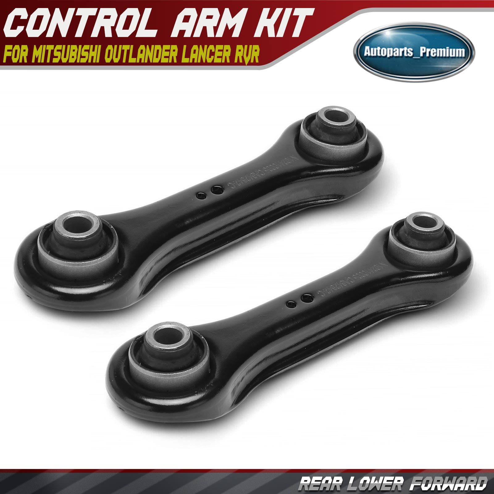 2x Rear Lower Forward Suspension Control Arm for Mitsubishi Outlander Lancer RVR