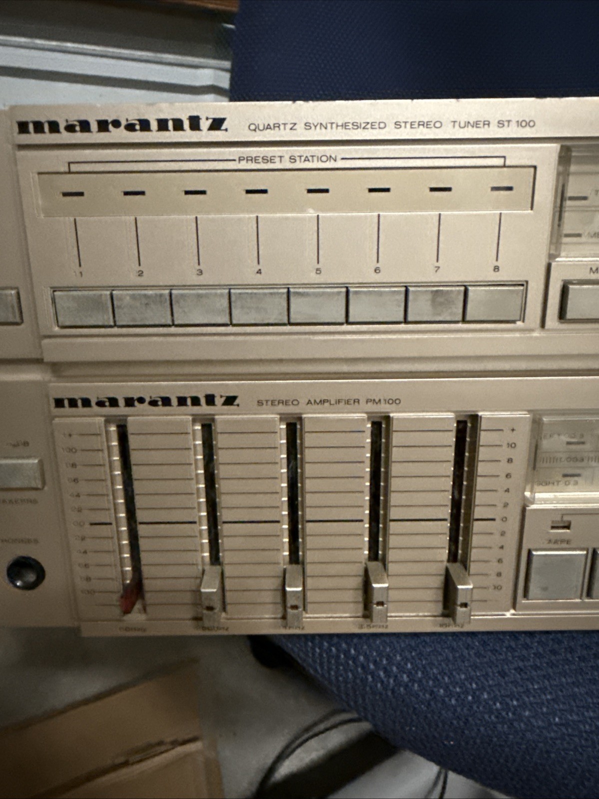 marantz quartz synthesized stereo tuner st-100 With Remote Control