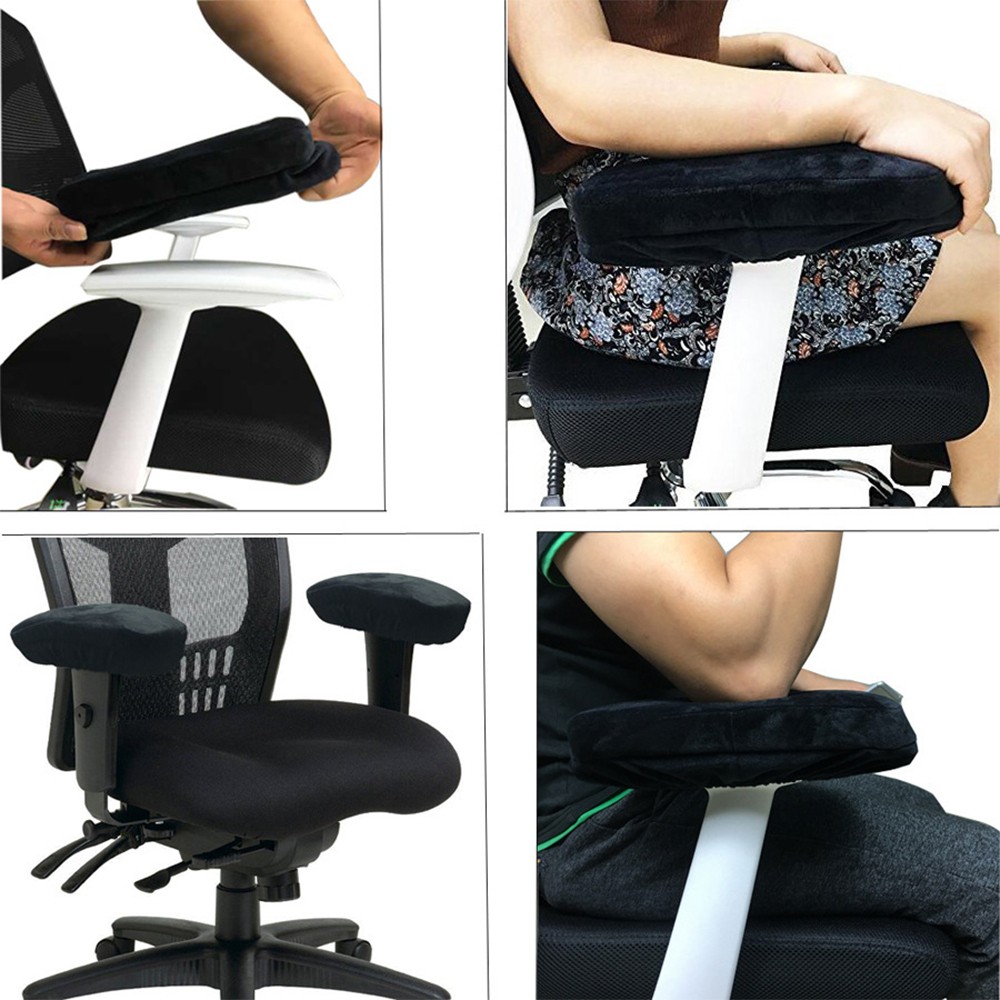 Memory Foam Chair Armrest Office Chair Arm Cushion With Removable Cover