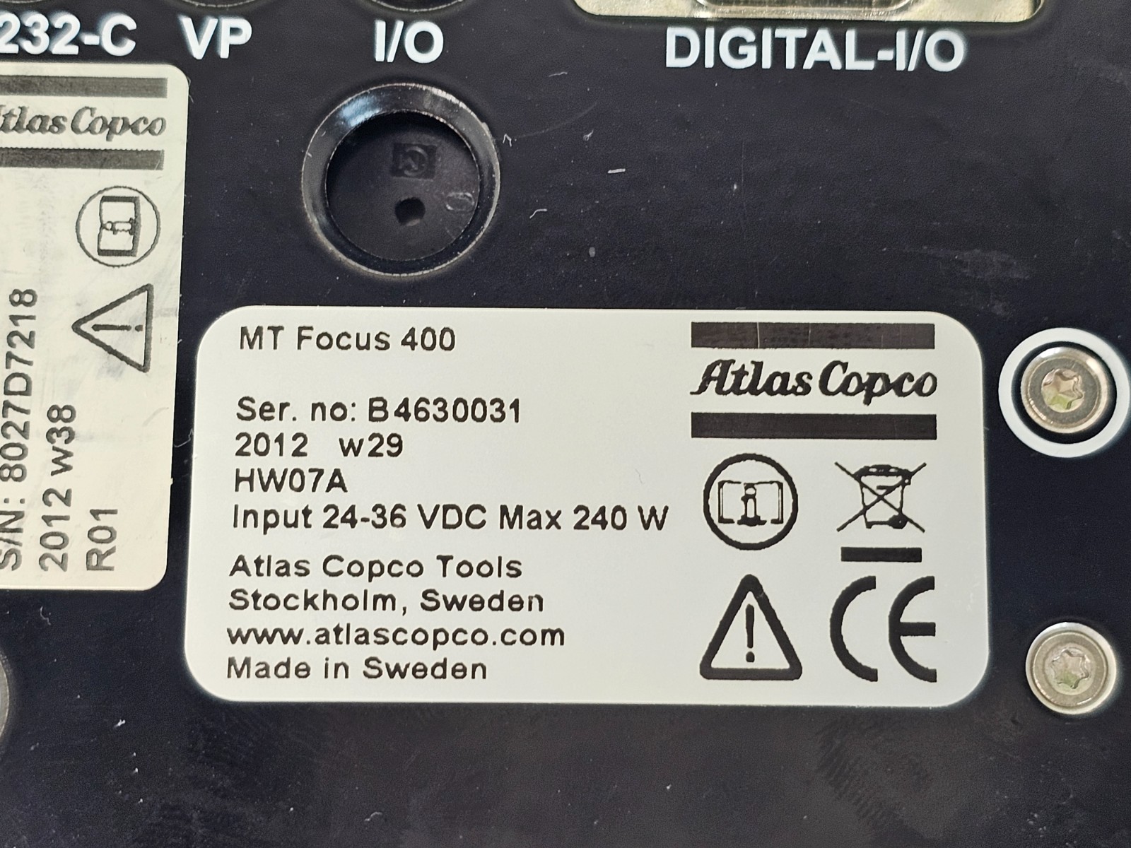 ATLAS COPCO MT Focus 400