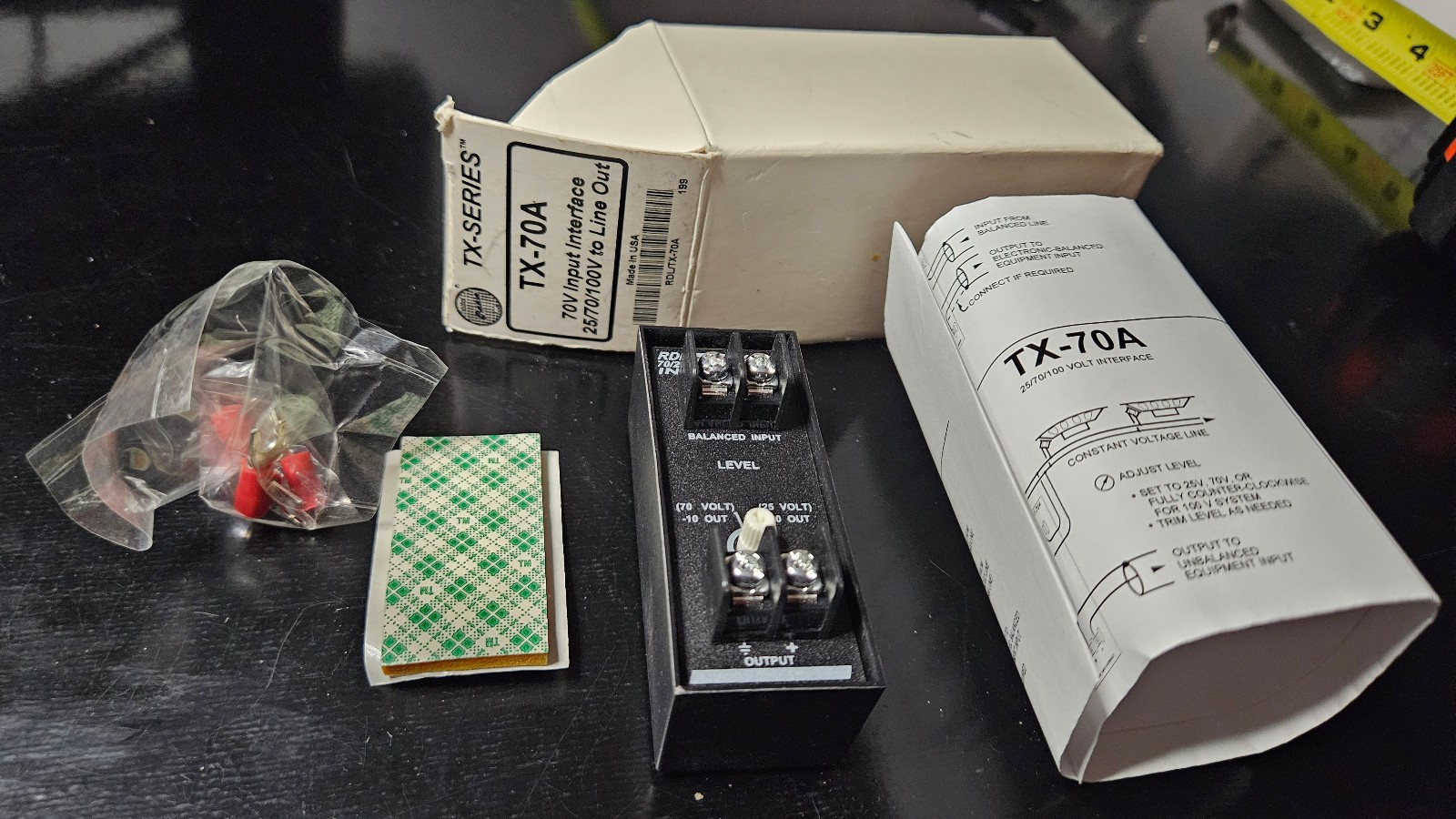 Radio Design Labs (RDL) TX-70A, Speaker Level to Line Level Interface