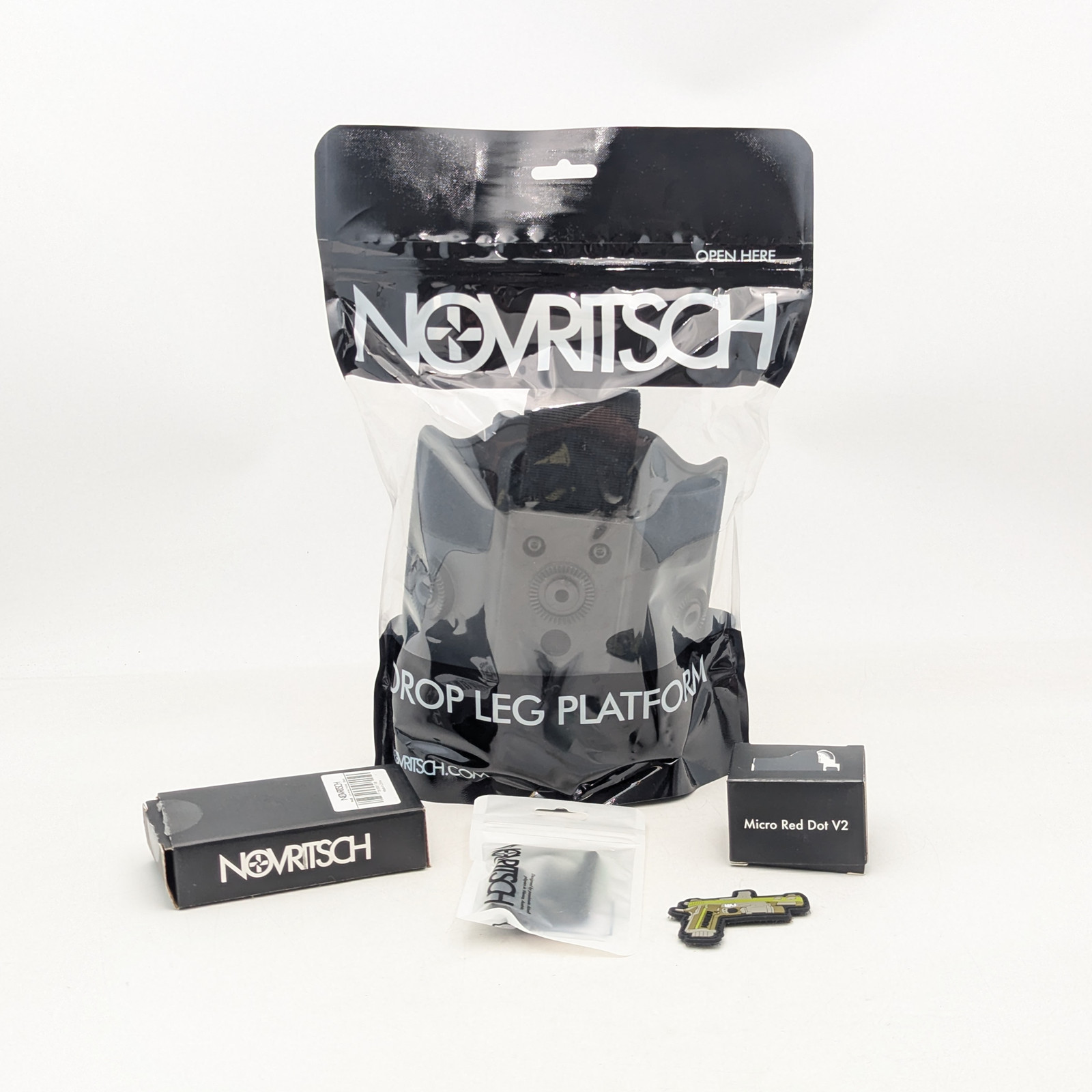 Novritsch Assorted Holsters, Red Dot Sight & More for Airsoft Guns | Lot of 4