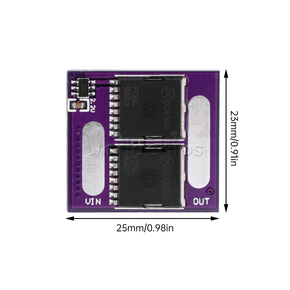 No Voltage Limit Ideal Diode Module Anti Backflow/Reverse Connection Diode 60A