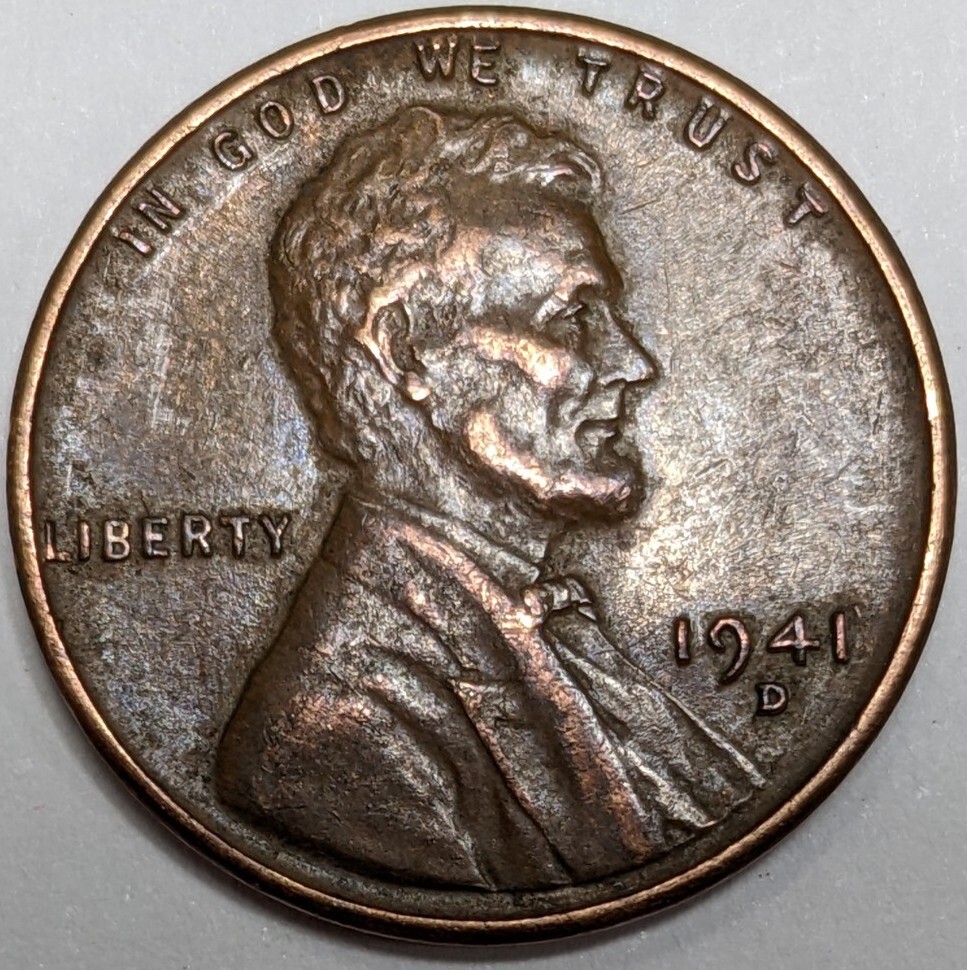 1941-D RPM D/D Lincoln Wheat Penny Cent Z3