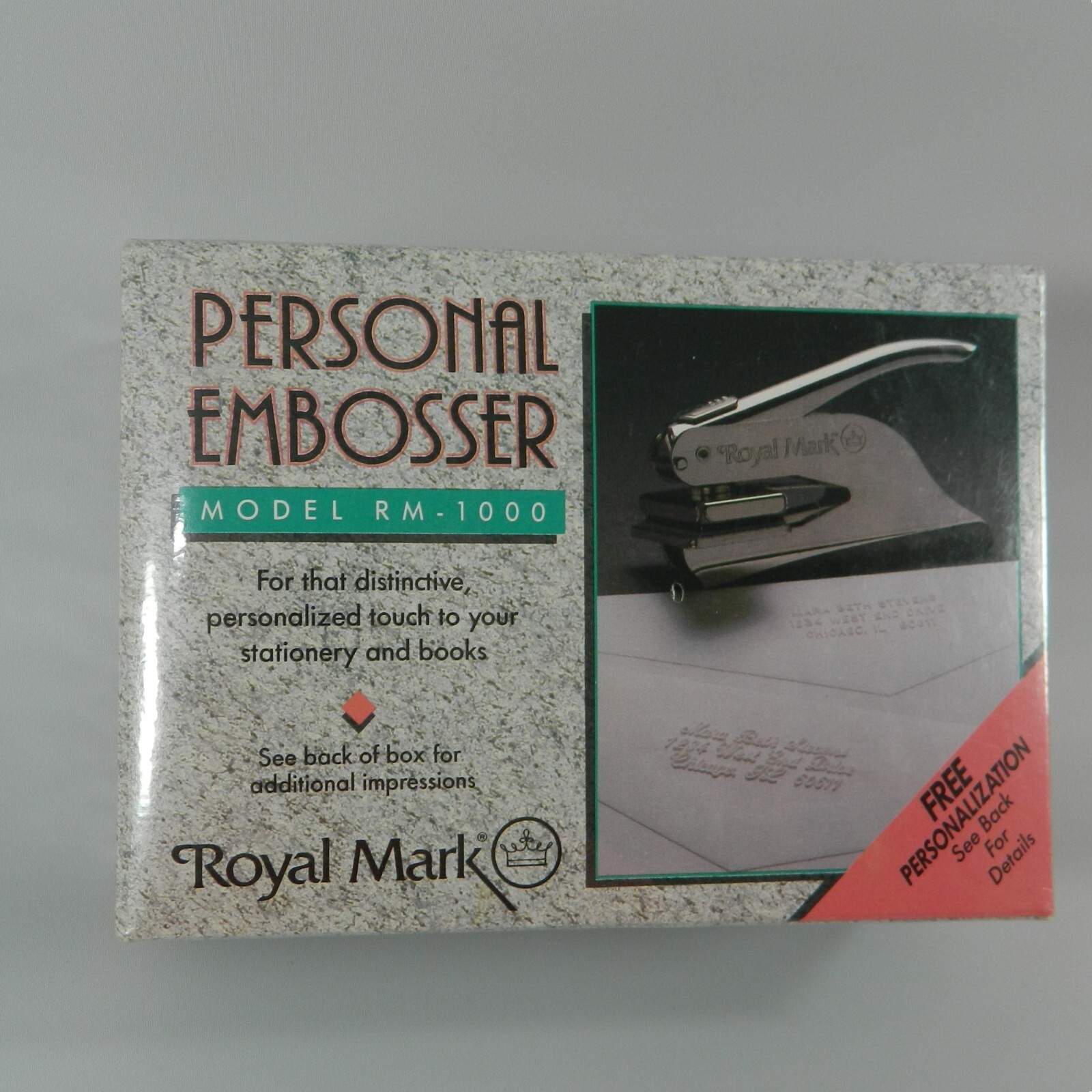 ROYAL MARK Model  RM 1000 Personal Embosser