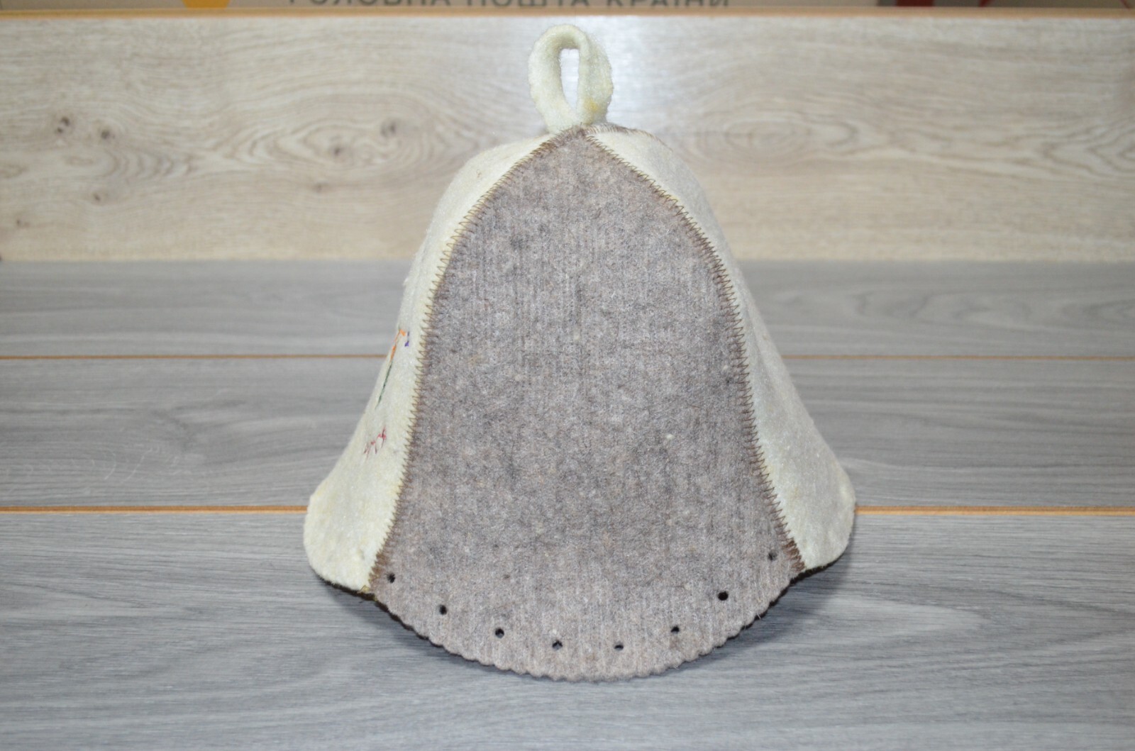 Sauna Hat 100% wool Банна шапка Кто парится тот не старится