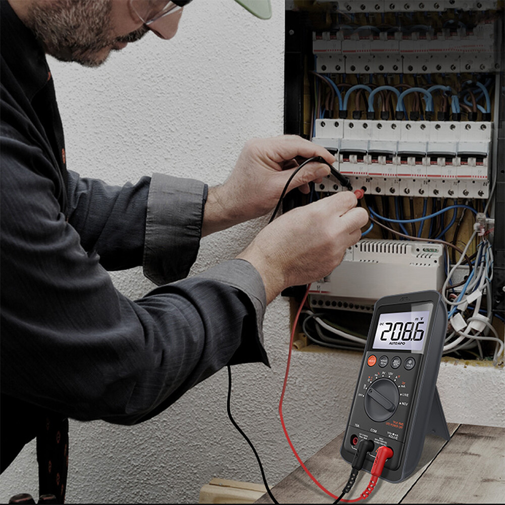 6000 Counts with DC/AC Voltmeter; Measures Voltage Digital Multimeter Tester#
