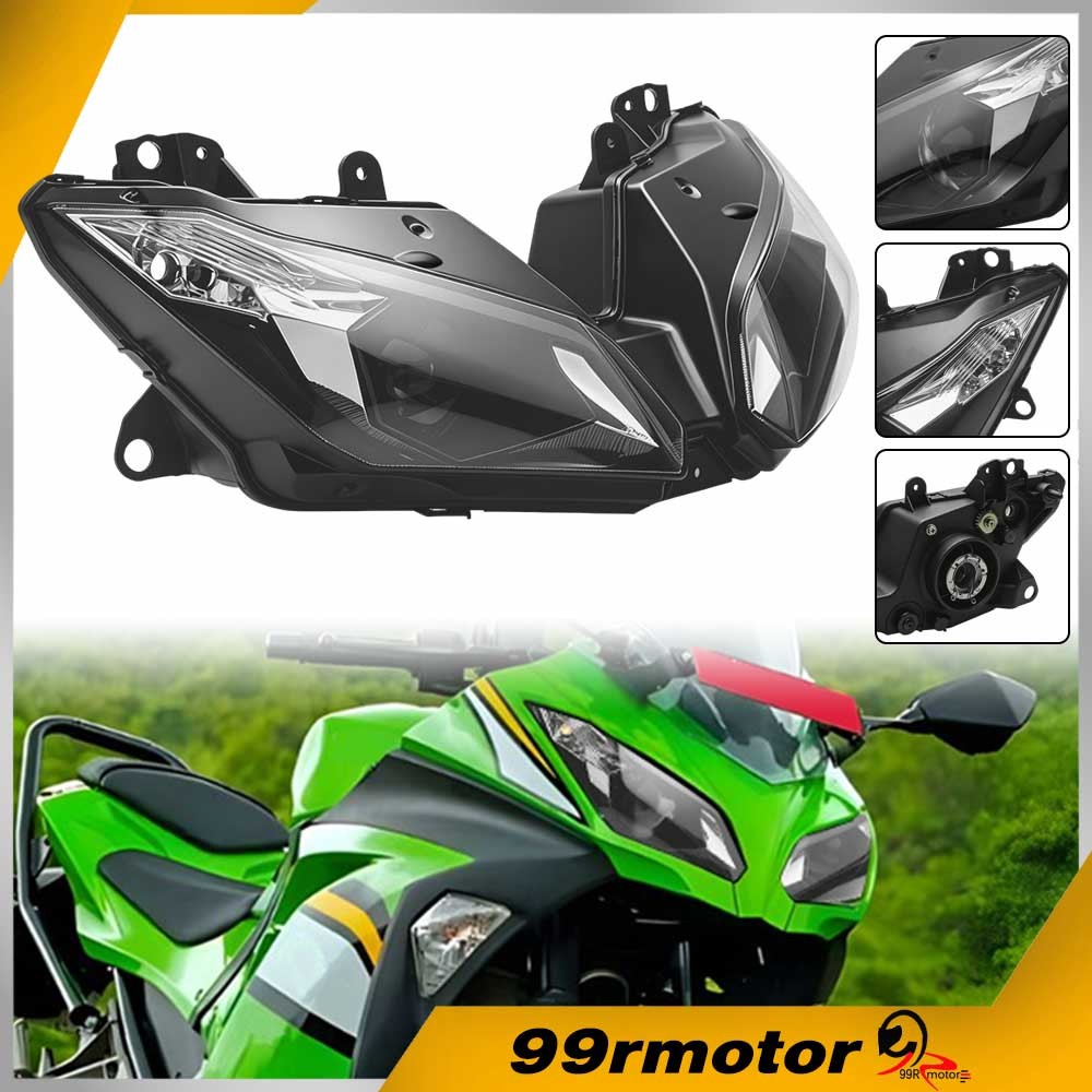 Front Headlight Headlamp Assembly Housing For Kawasaki NINJA 300 EX300ADF 13-17