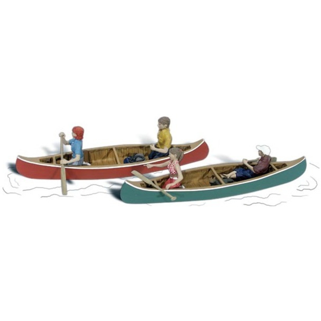 Woodland Scenics A1918 HO Canoers
