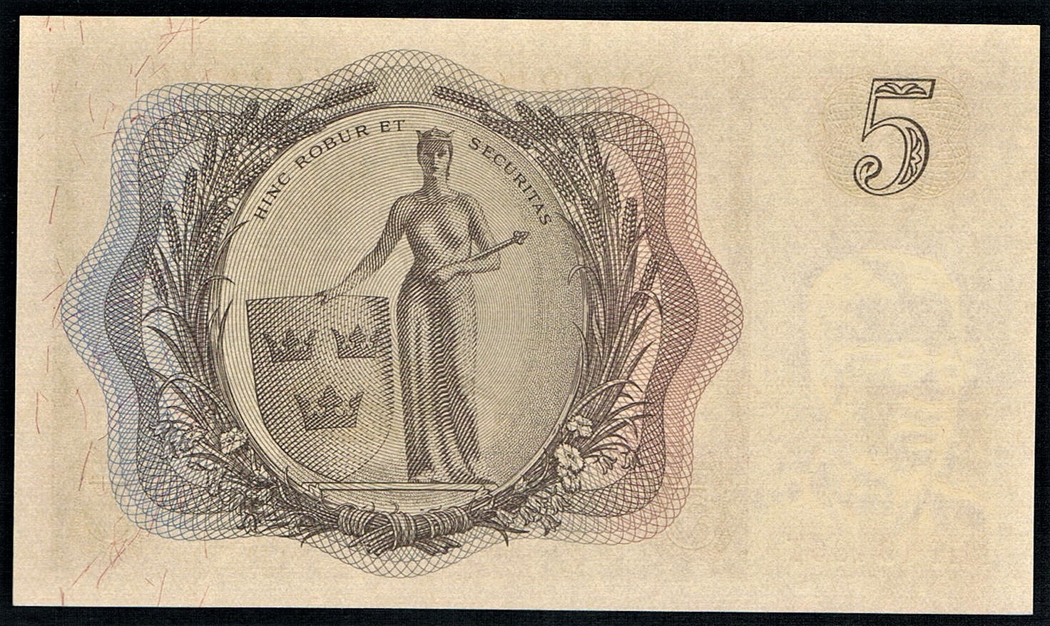 SWEDEN - 5 KRONOR 1956 UNC P 42a