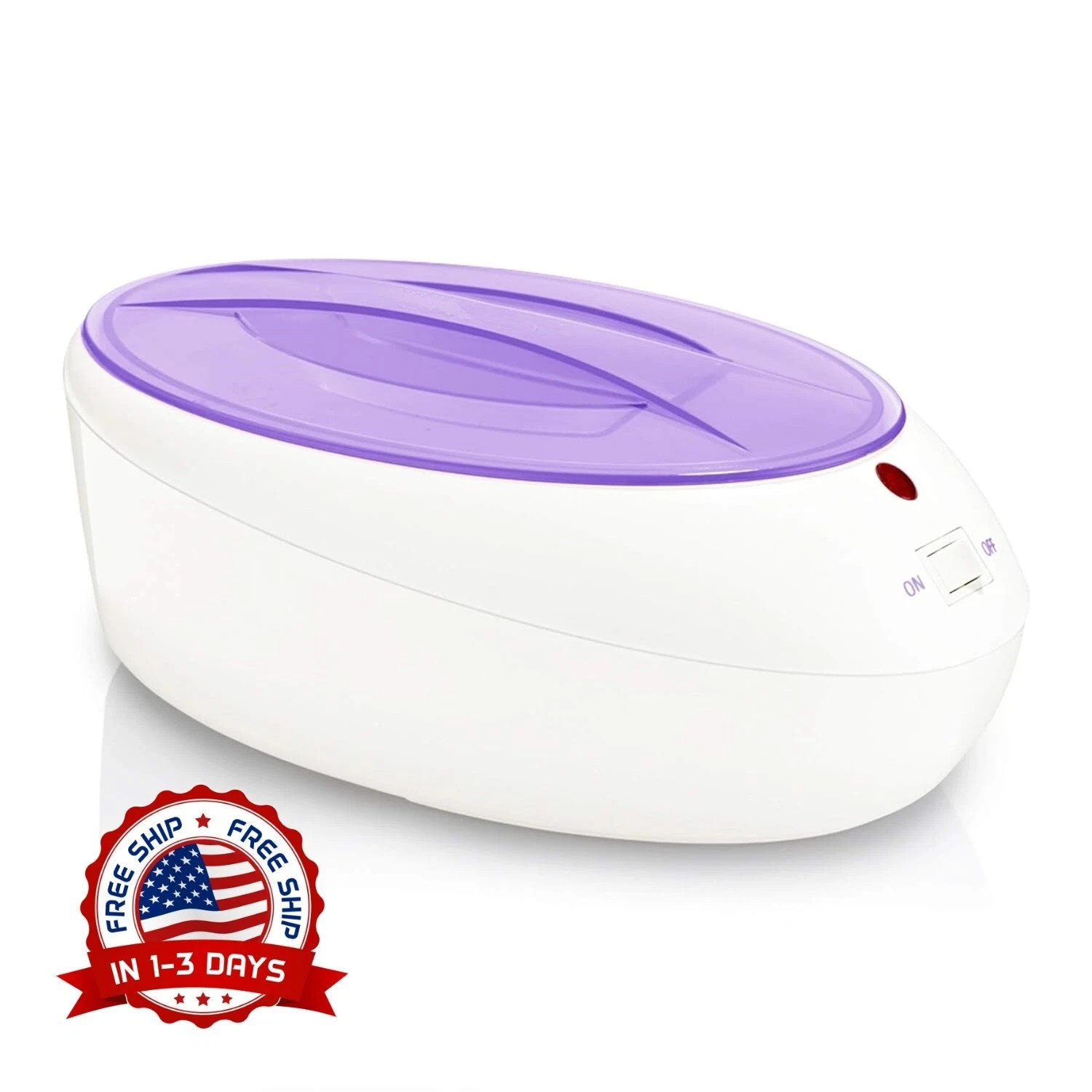 Tratamiento hidratante para baño de manos y pies con cera morada de 1 libra NEW