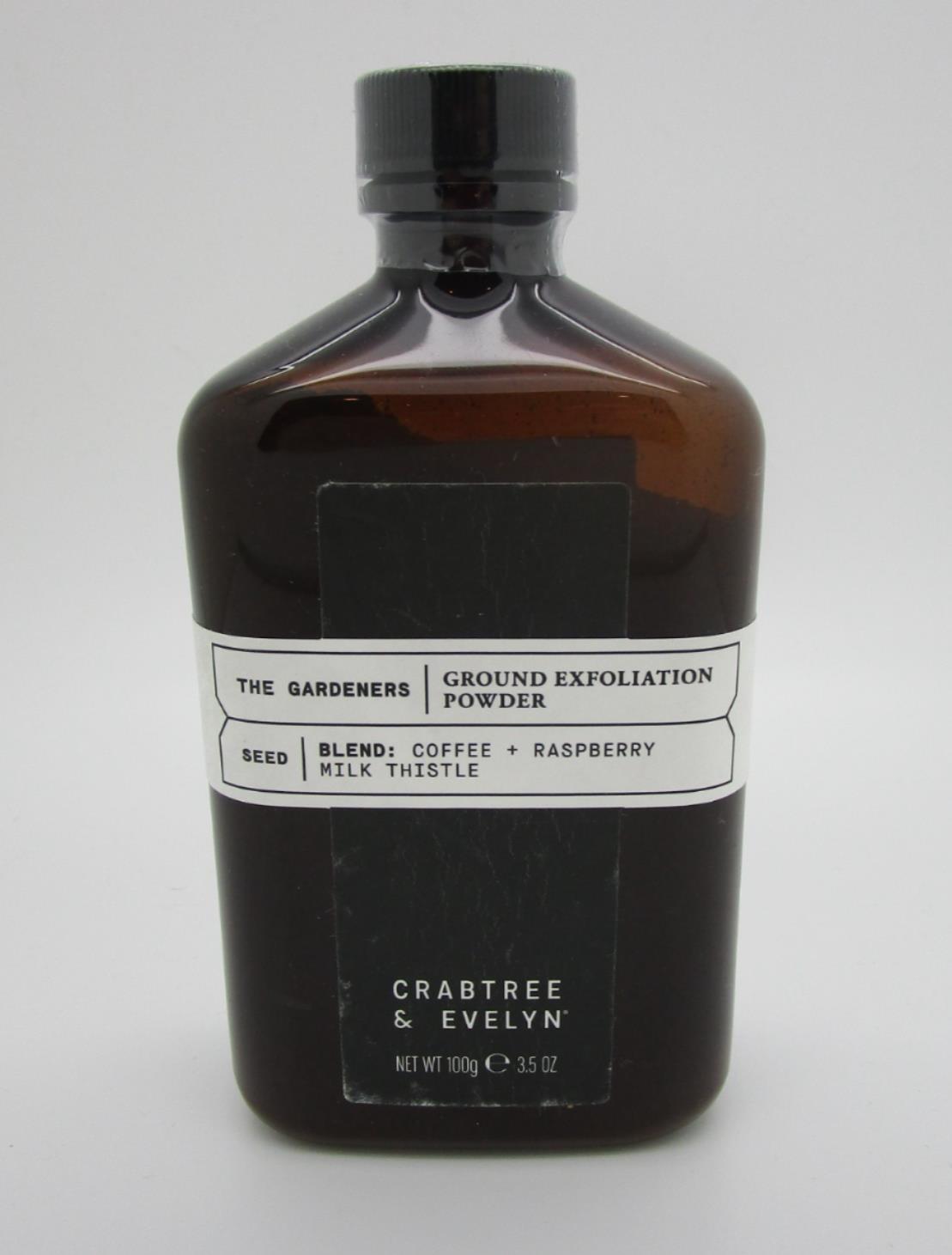 CRABTREE & EVELYN The Gardeners Ground Exfoliation Powder Seed Blend 3.5 oz