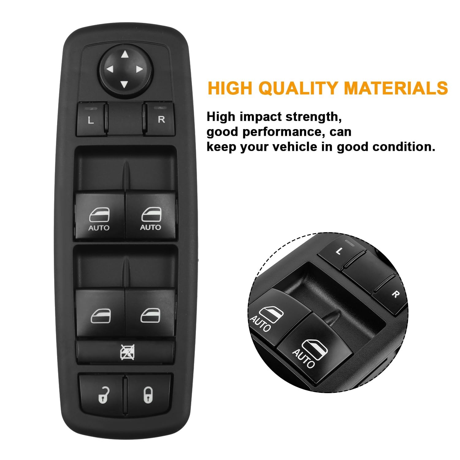Front Left Driver Side Master Power Control Window Switch for Dodge Ram 1500 250