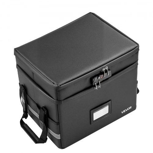 Fireproof Document Box, 1832 ?„‰ Heat Insulated Fireproof & Waterpr