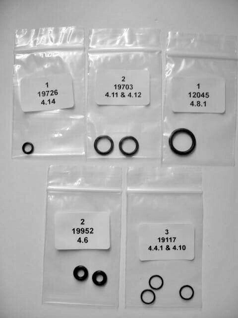 FX Dreamline .22 Cal Barrel O-Ring Kit / R&S 5.23-14DBFX / Individually Marked