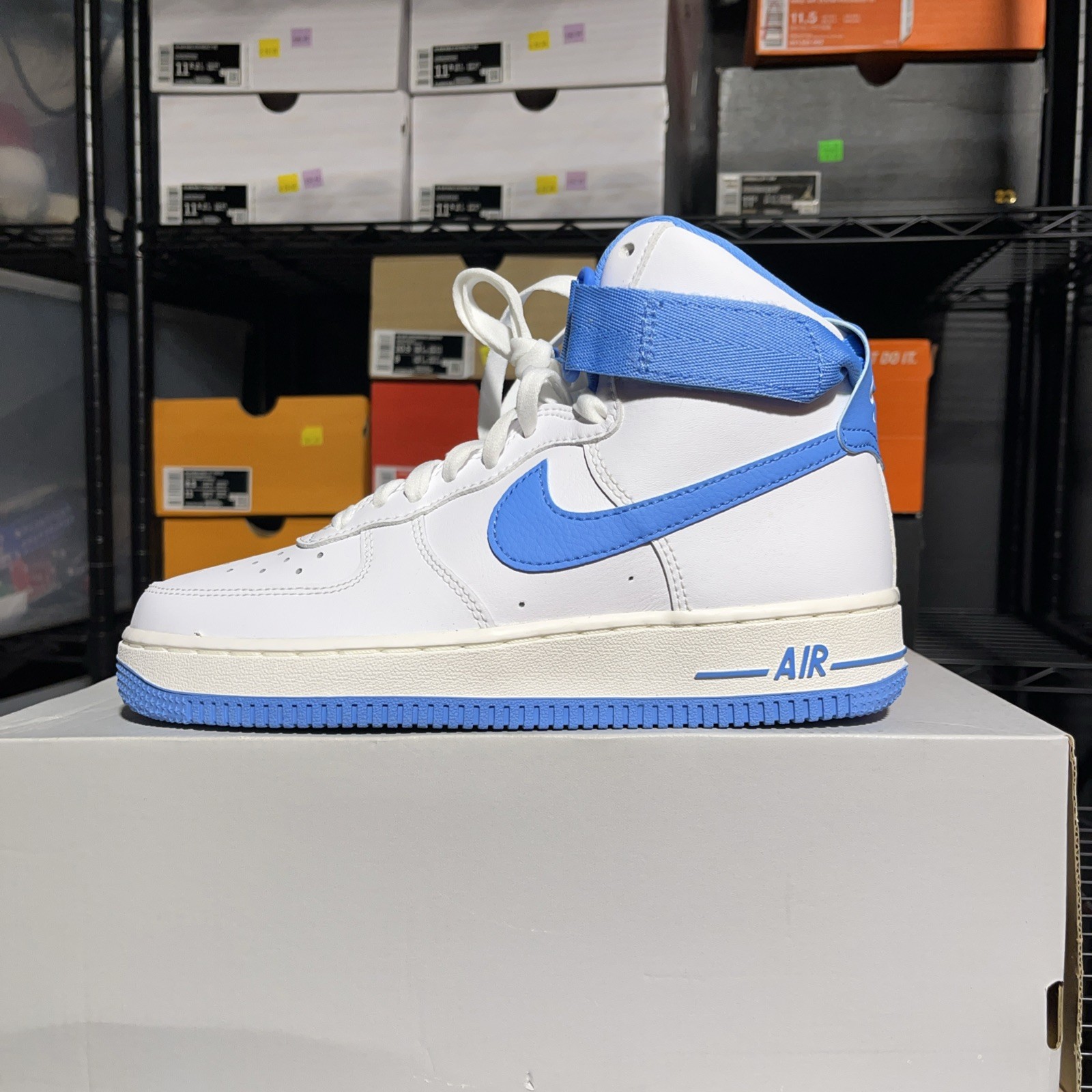 Nike Air Force 1 High White University Blue 2022 DX3805-100 Women’s Sizes 7