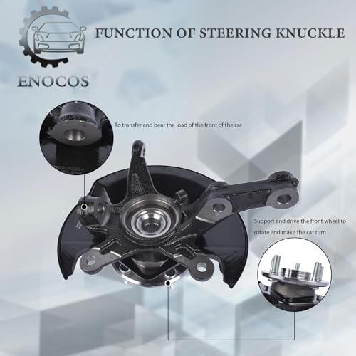 698-451 Front Left Driver Side Steering Knuckle & Wheel Bearing Hub Assembly