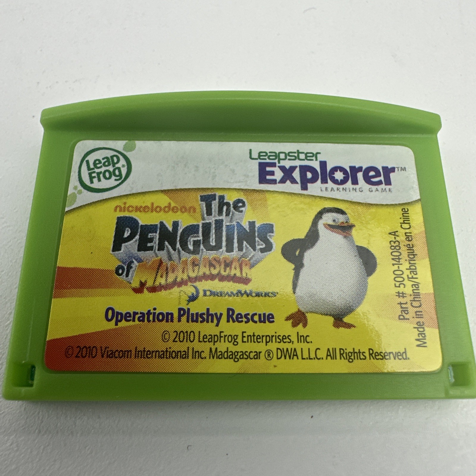 LeapFrog Leapster Explorer LeapPad The Penguins of Madagascar Game Cartridge
