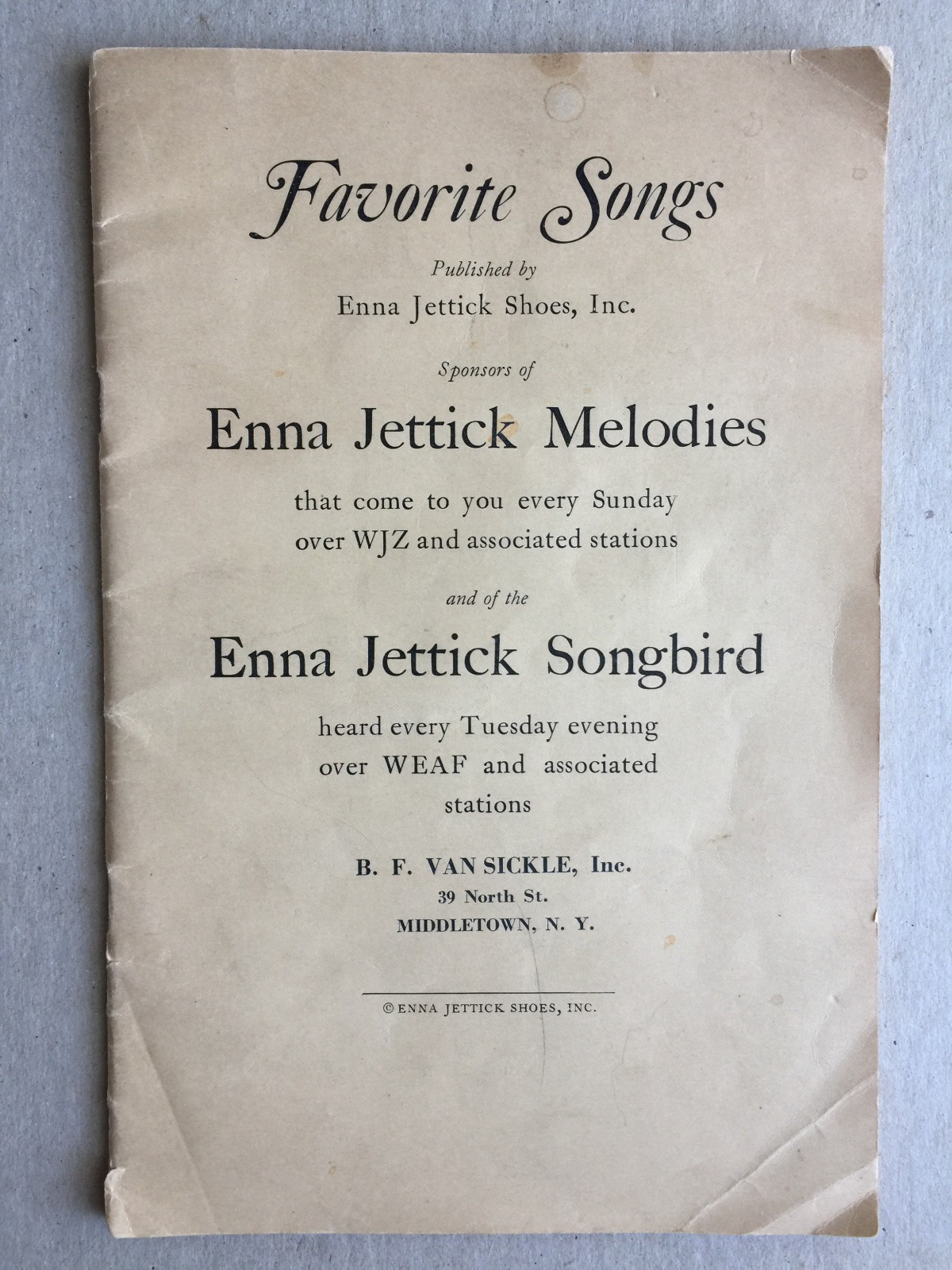 Vintage Enna Jettick Radio Log Fashion Welt Shoes For Women Advertising Melodies