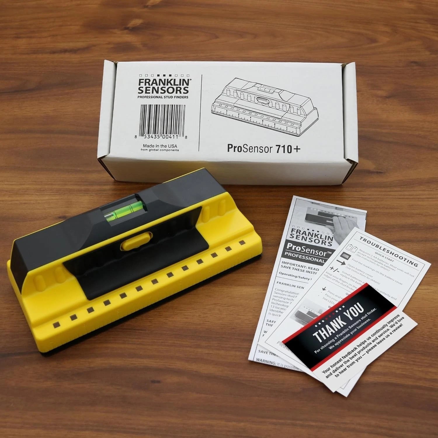 ProSensor 710+ Accurate Stud Finder: Deep Scan up to 1.6” with LED Display