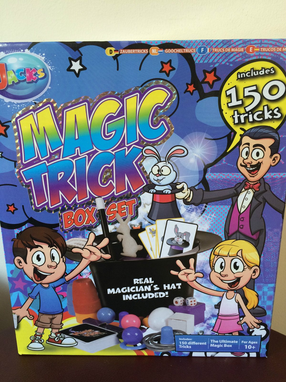 BRAND NEW Magic Hat 150 Tricks Box Set Includes Real Hat