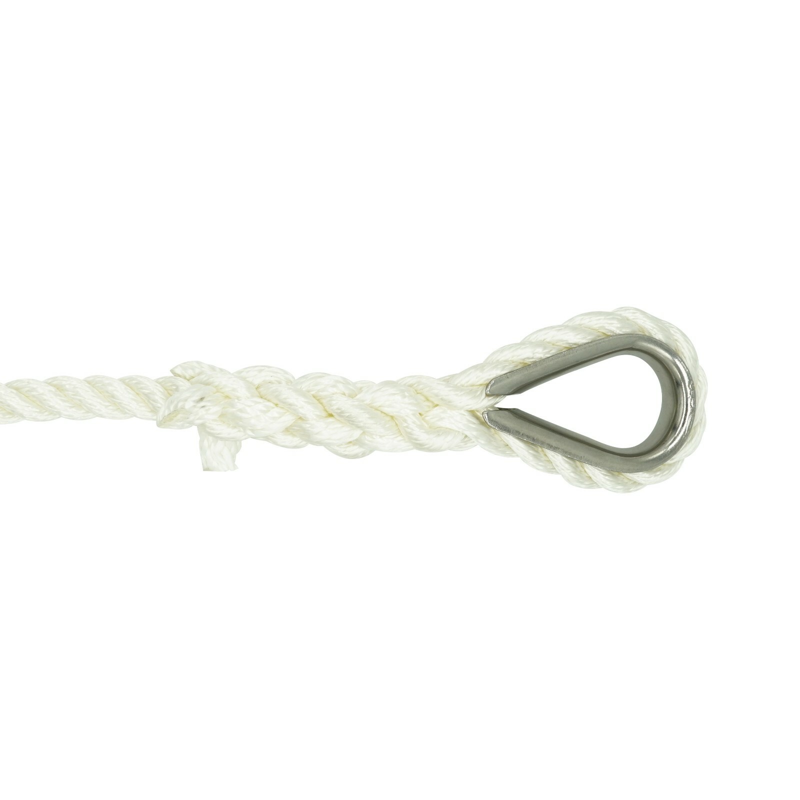 Everstrong Nylon Twisted Anchor Rope 1/2" with stainless steel thimble