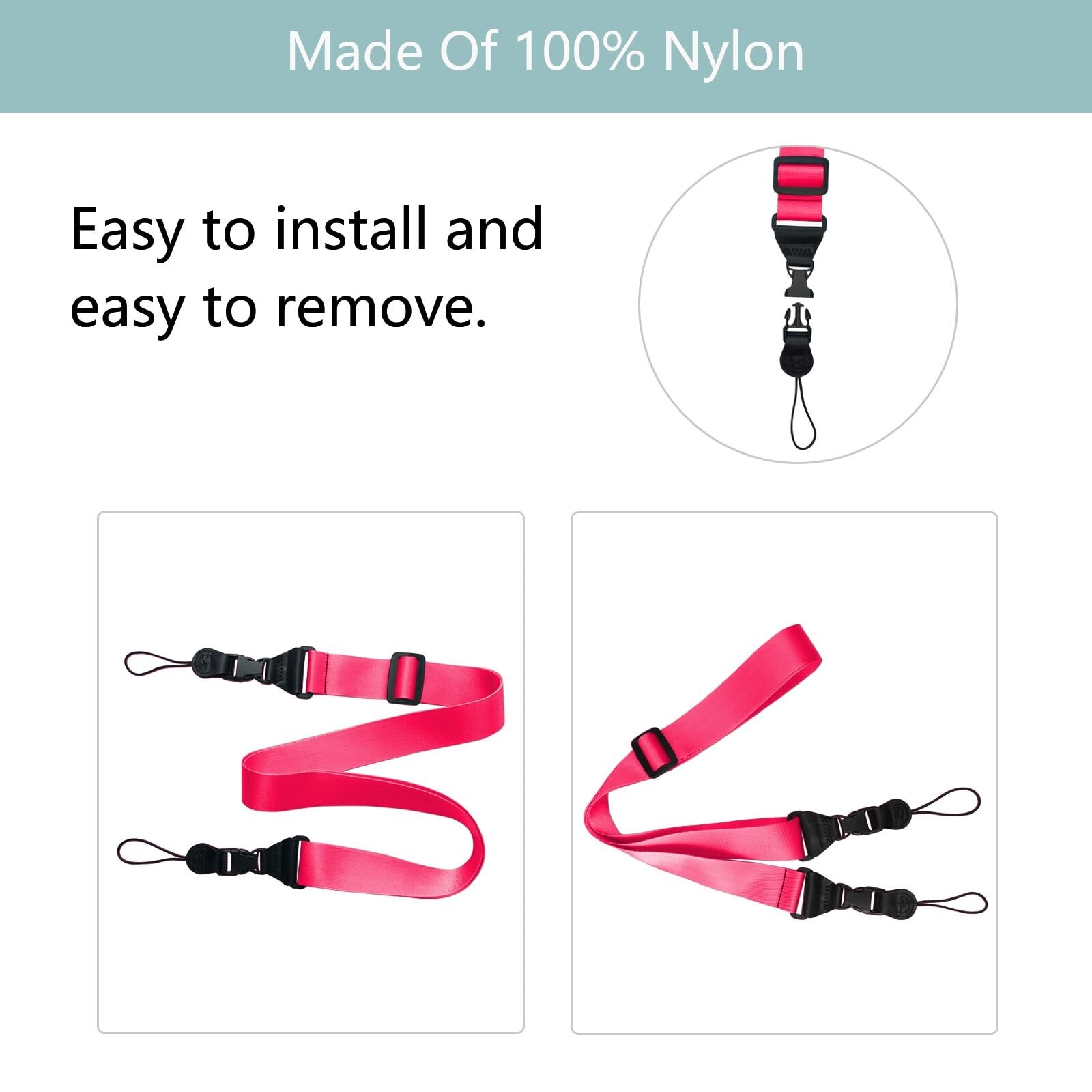 Adjustable Shoulder Strap:Comfortable iPad Strap Nylon Neck Lanyard for iPad/...