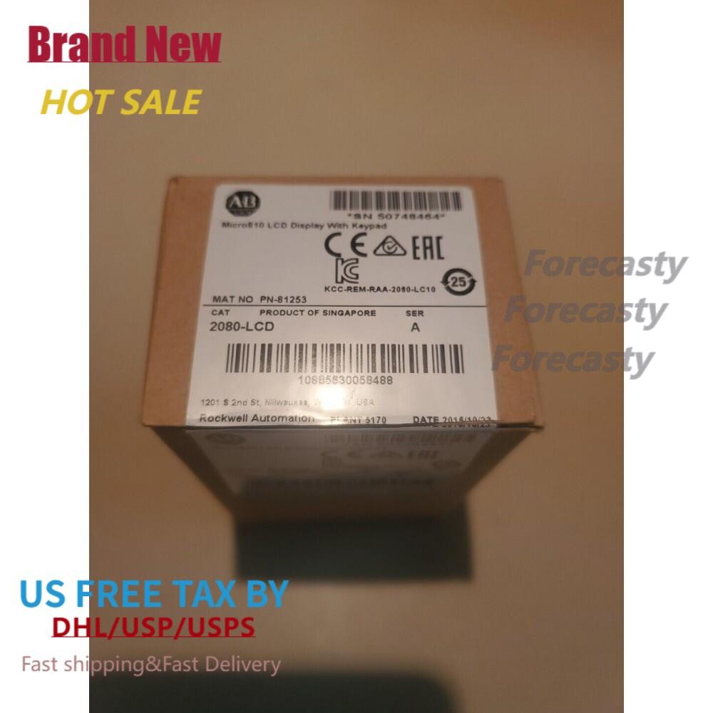 New Allen Bradley 2080-LCD Micro810 Controller Display with Keypad US Free Tax