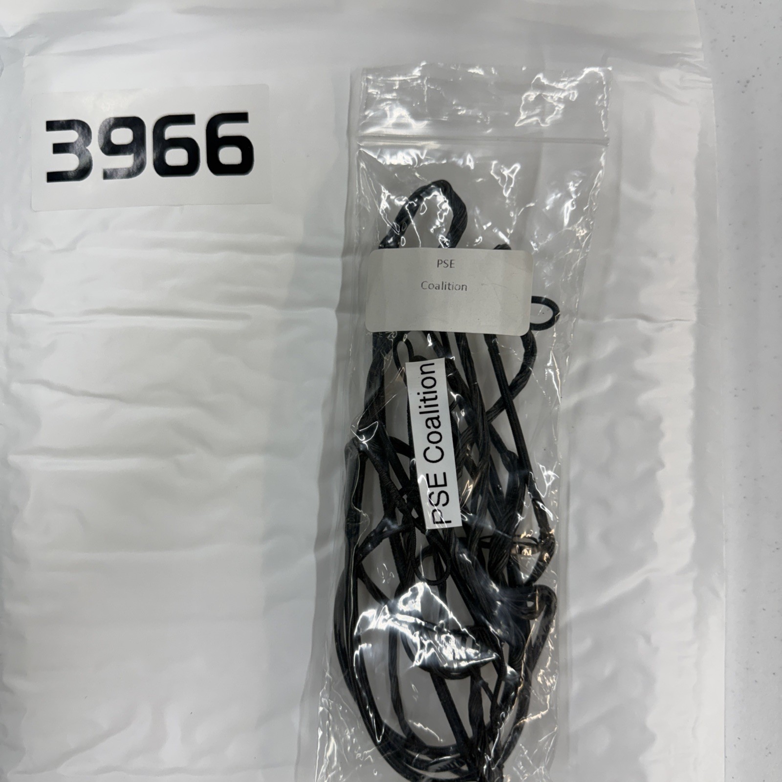 Item 3966 - First String Custom Strings - PSE Coalition Crossbow - Black