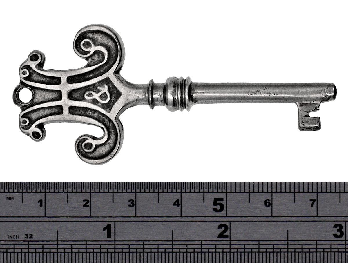 Rare Antique HILTON & HILTON Piano Key H&H - c.1872-1920 Art Nouveau - ref.k760