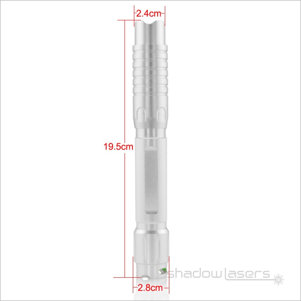 520nm-750 Adjustable Focus Laser Pointer Pen Light Visible Beam+Charger+Case