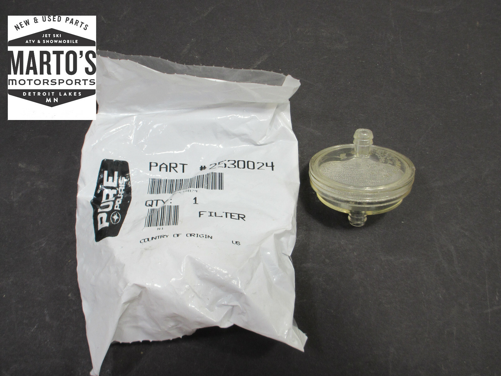 QTY 1 NEW OEM POLARIS 1989-1999 INDY 440 500 XLT XCR CLASSIC 650 COOLANT FILTER
