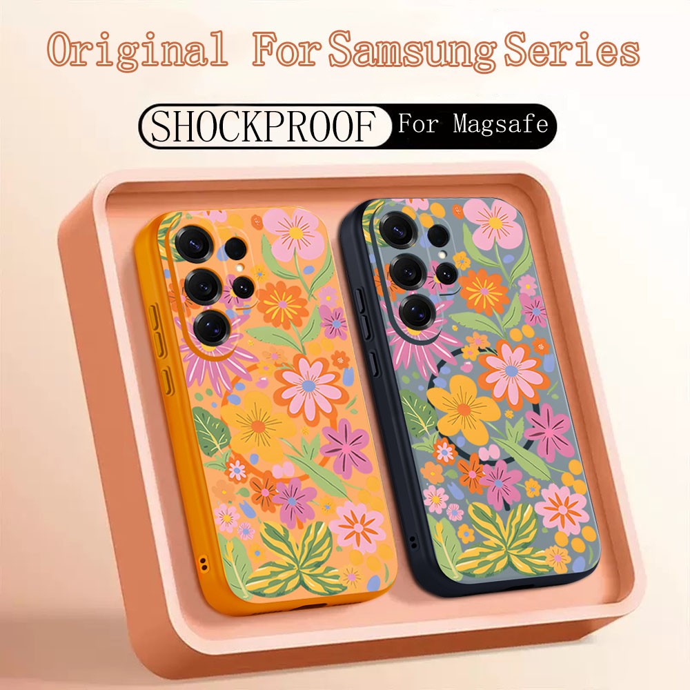 Cherry Blossoms Magsafe Case For Samsung S25 S26 Ultra S24 S23 A17 A16 A55 A56