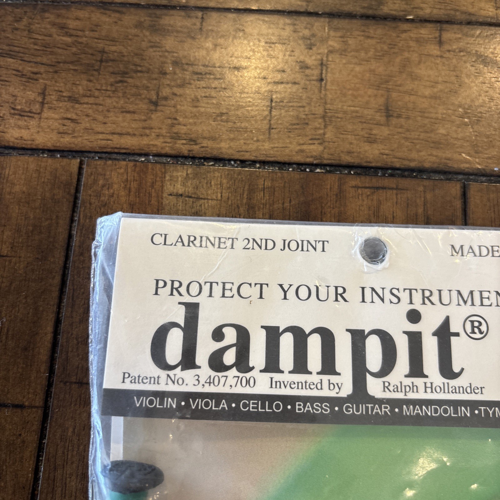 New Dampit Clarinet Humidifier 2nd Joint